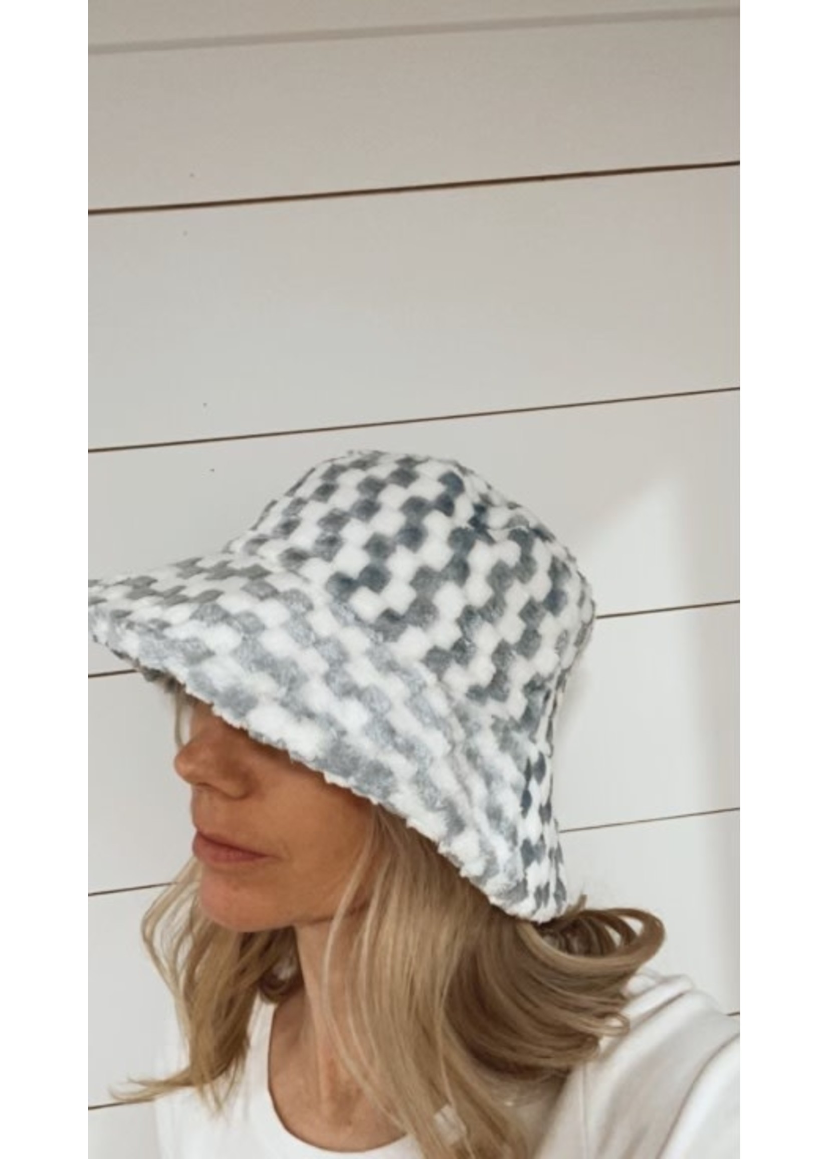 Checkered Blue/White Hat