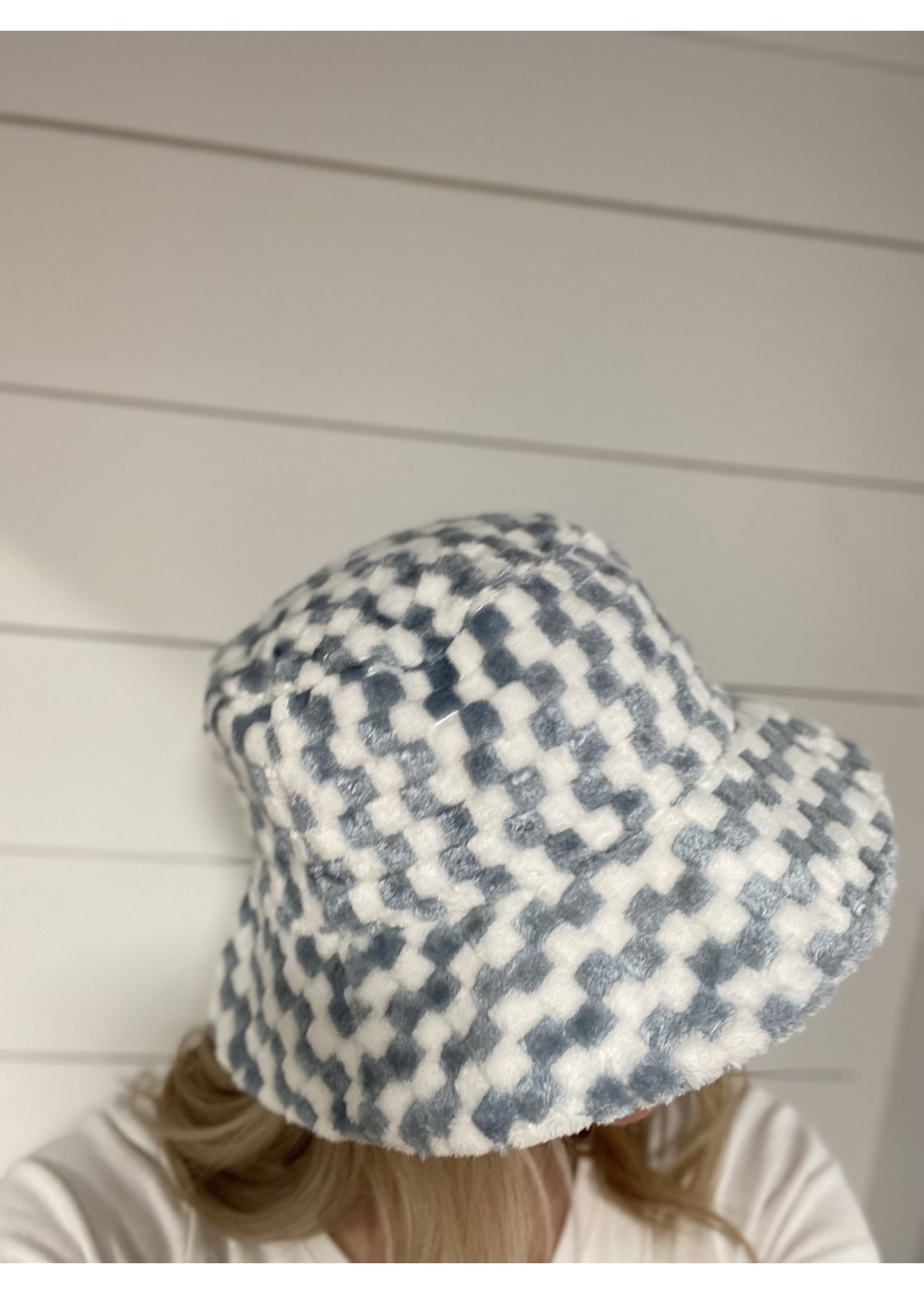 Checkered Blue/White Hat