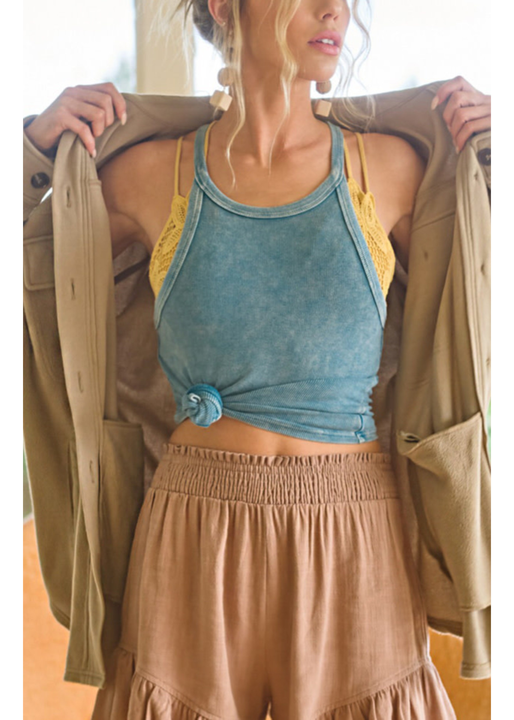 La Miel Halter Tank Top