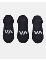 RVCA RVCA 3 Pack Logo No Show Sock SU22