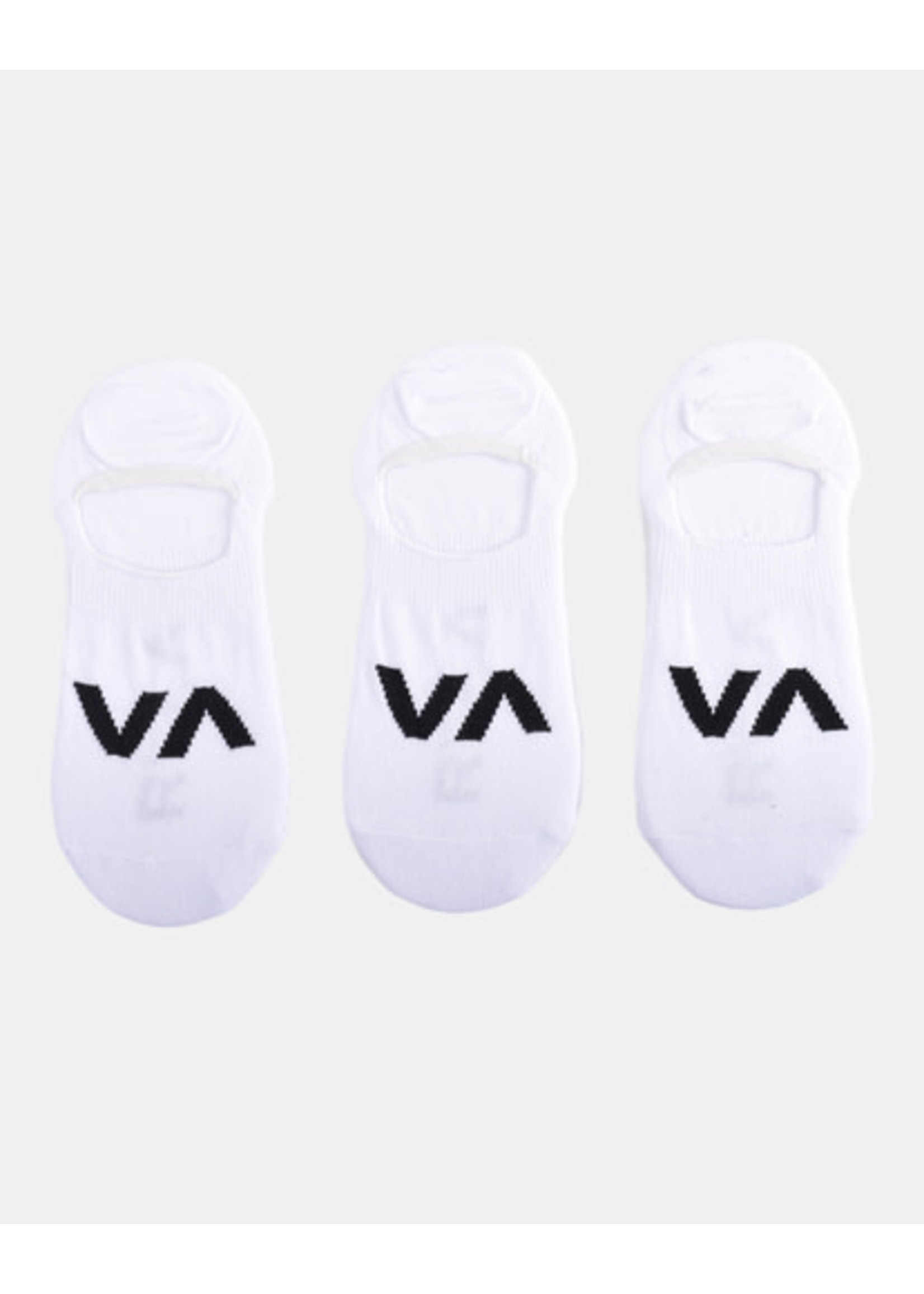 RVCA RVCA 3 Pack Logo No Show Sock SU22