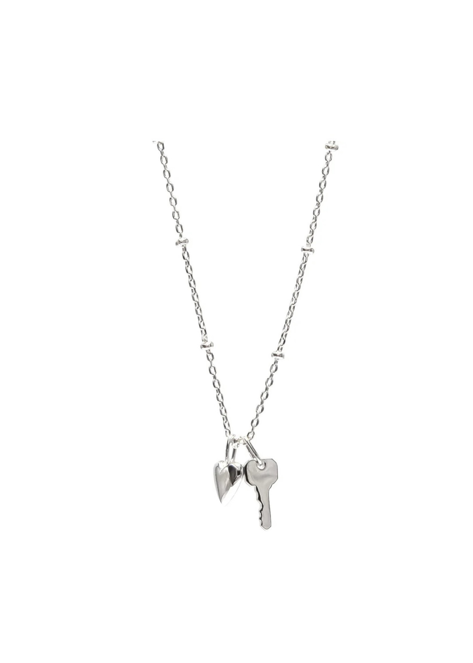 Eliasz and Ella Eliasz and Ella Heart + Key Necklace SU22