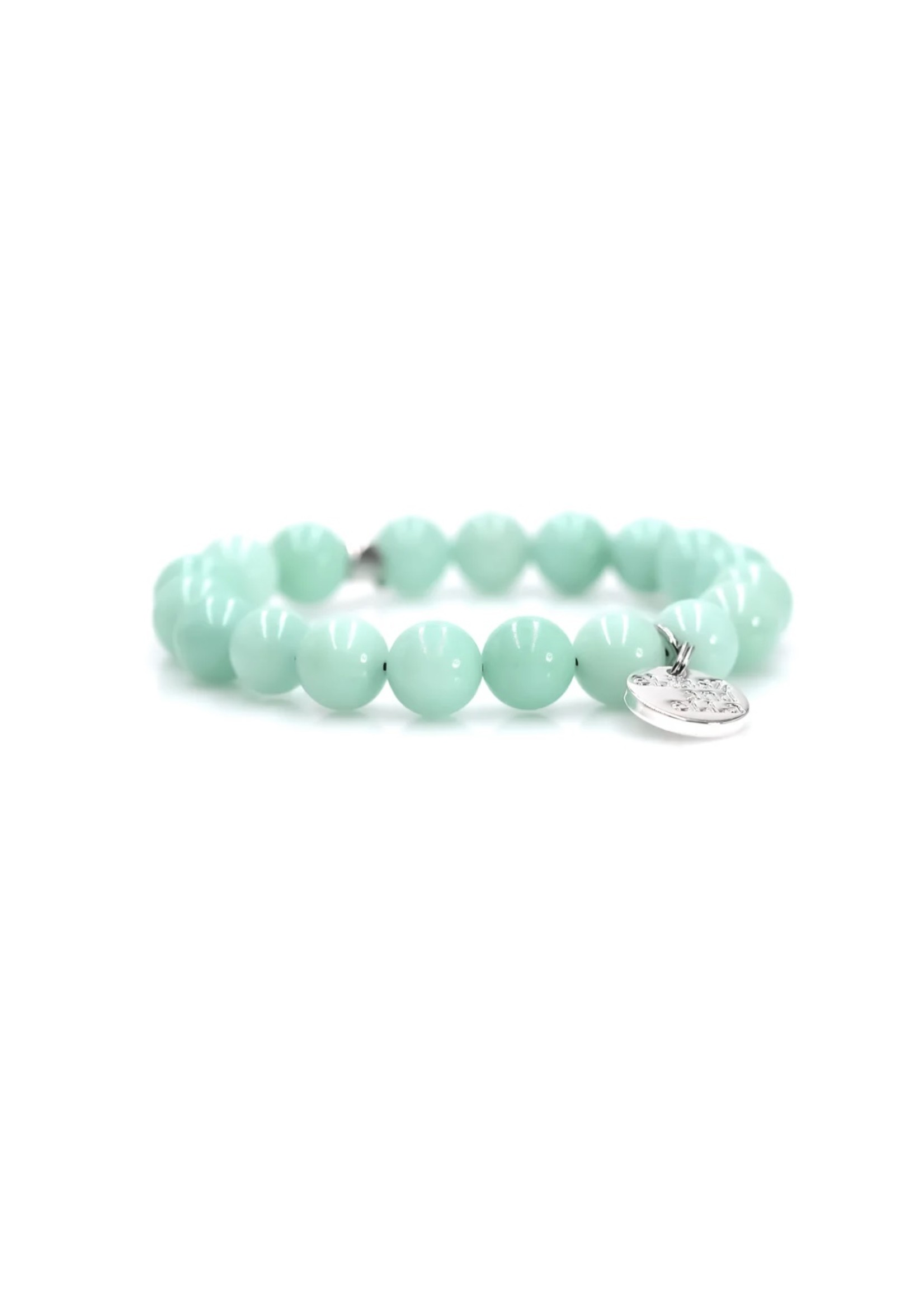 Eliasz and Ella Eliasz and Ella Minty River Stone Bangin' Bracelet SU22