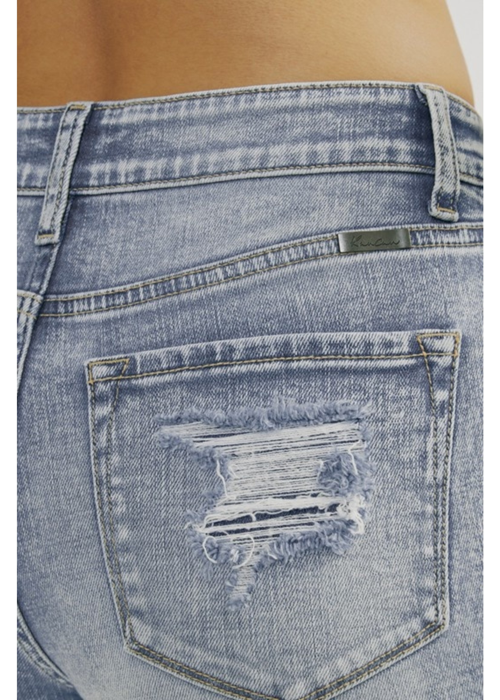 Kancan Kancan Distressed Mom Jeans