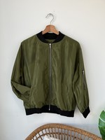 Cezele Green Bomber Jacket FA22
