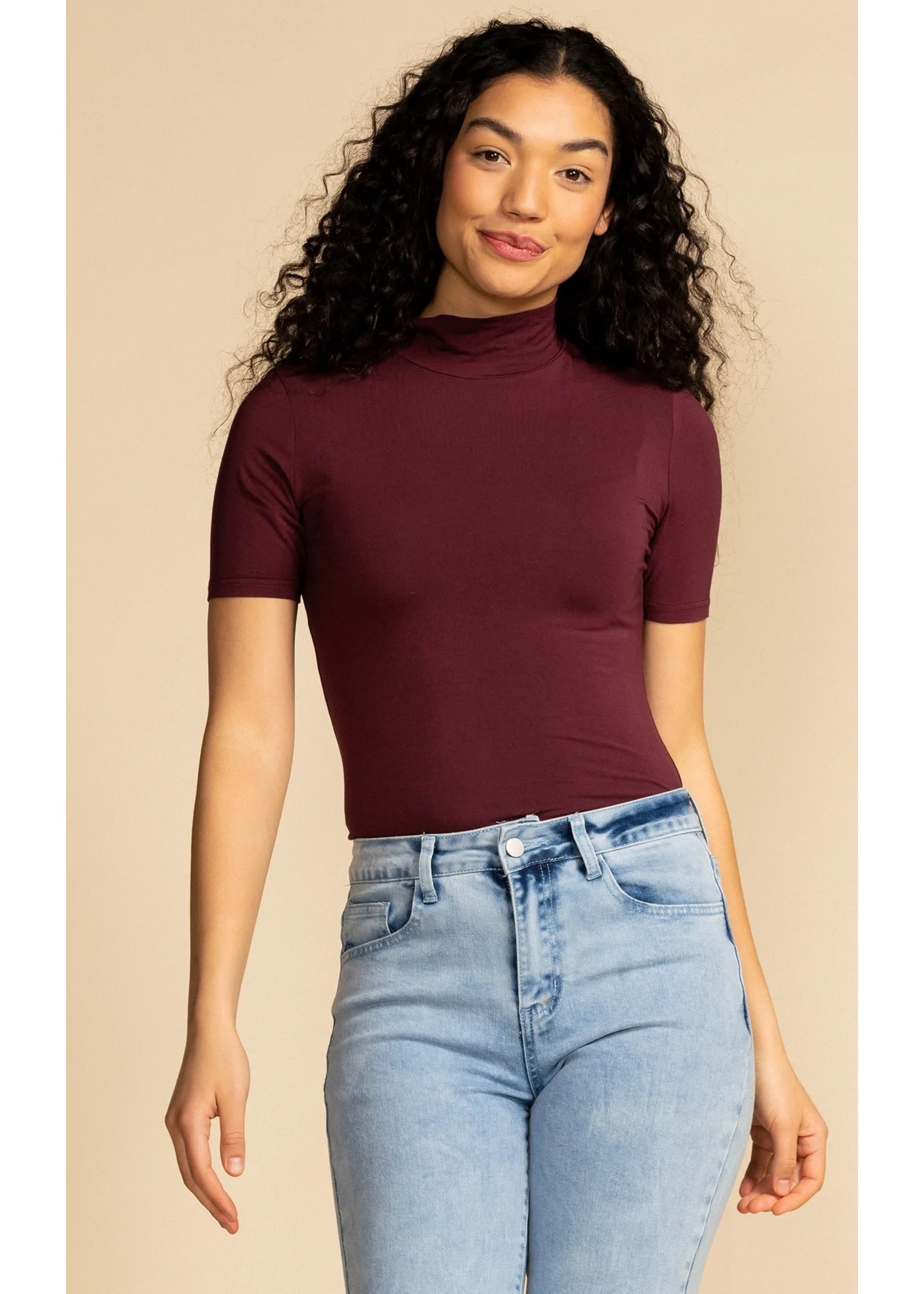 Pink Martini Pink Martini Abel Top Burgundy FA22