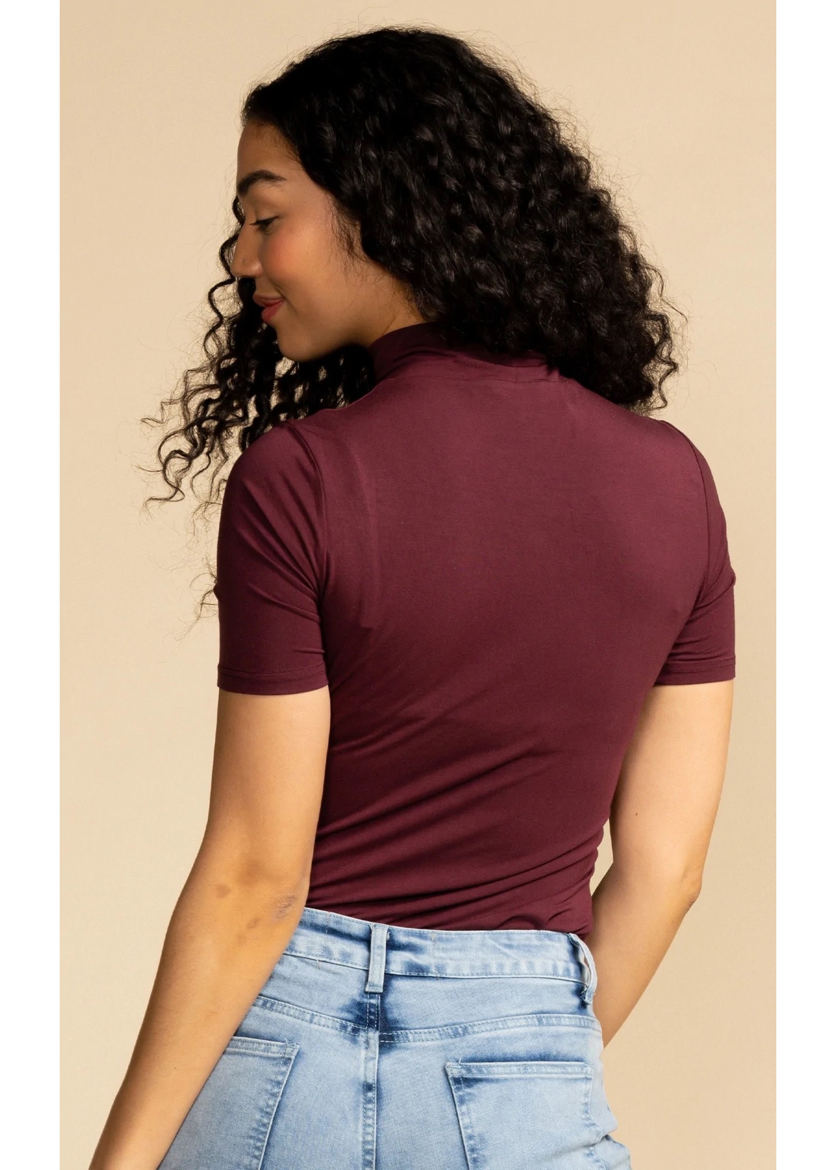 Pink Martini Pink Martini Abel Top Burgundy FA22