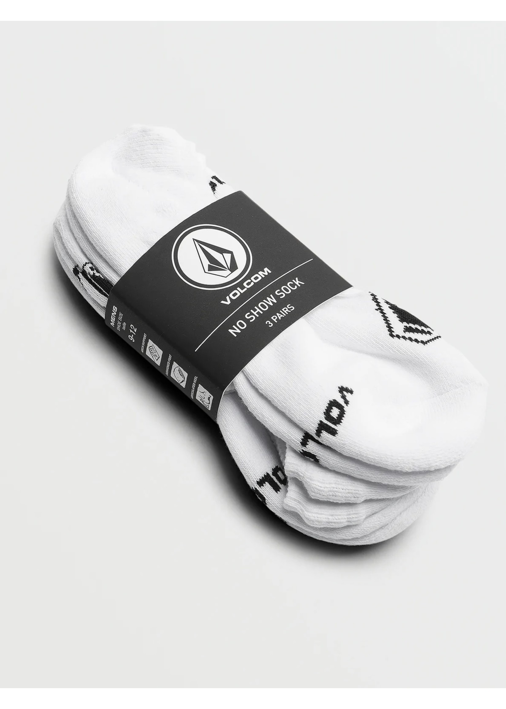 Volcom Volcom No Show Stone Sock 3 Pack W22