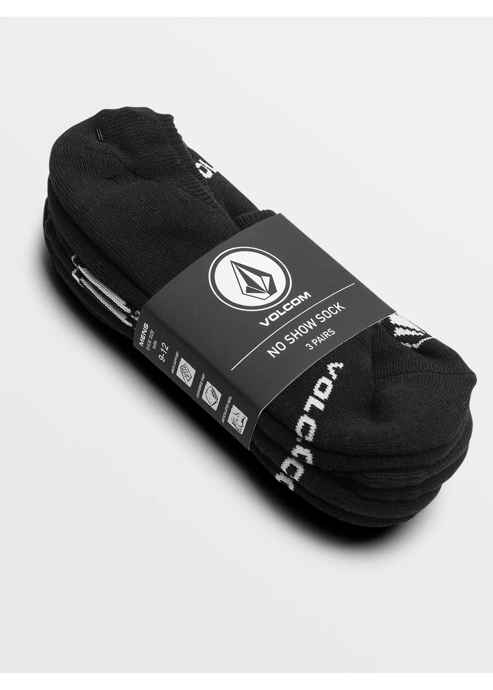 Volcom Volcom No Show Stone Sock 3 Pack W22