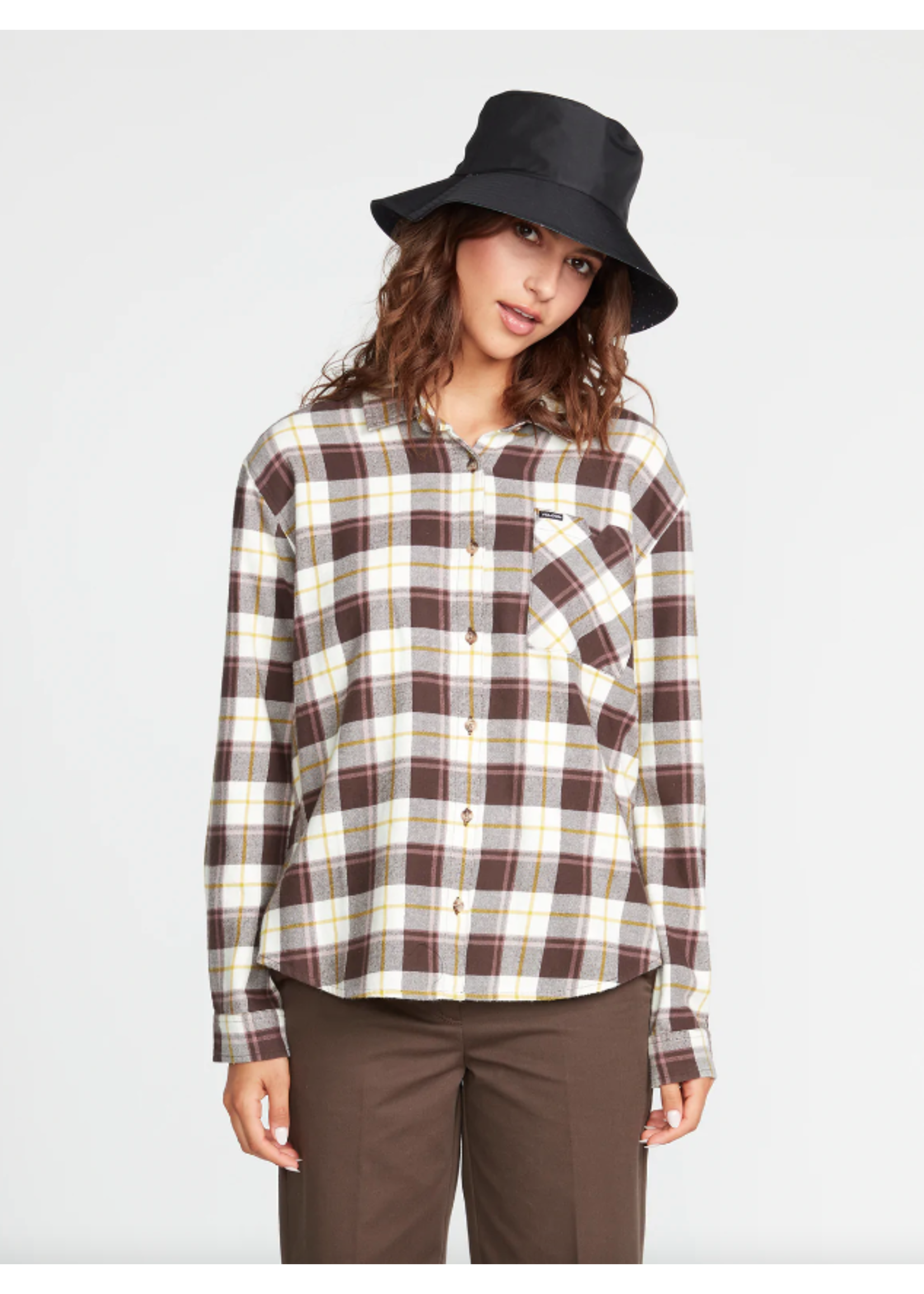 Volcom Volcom Plaid To Meet U Espresso - W22