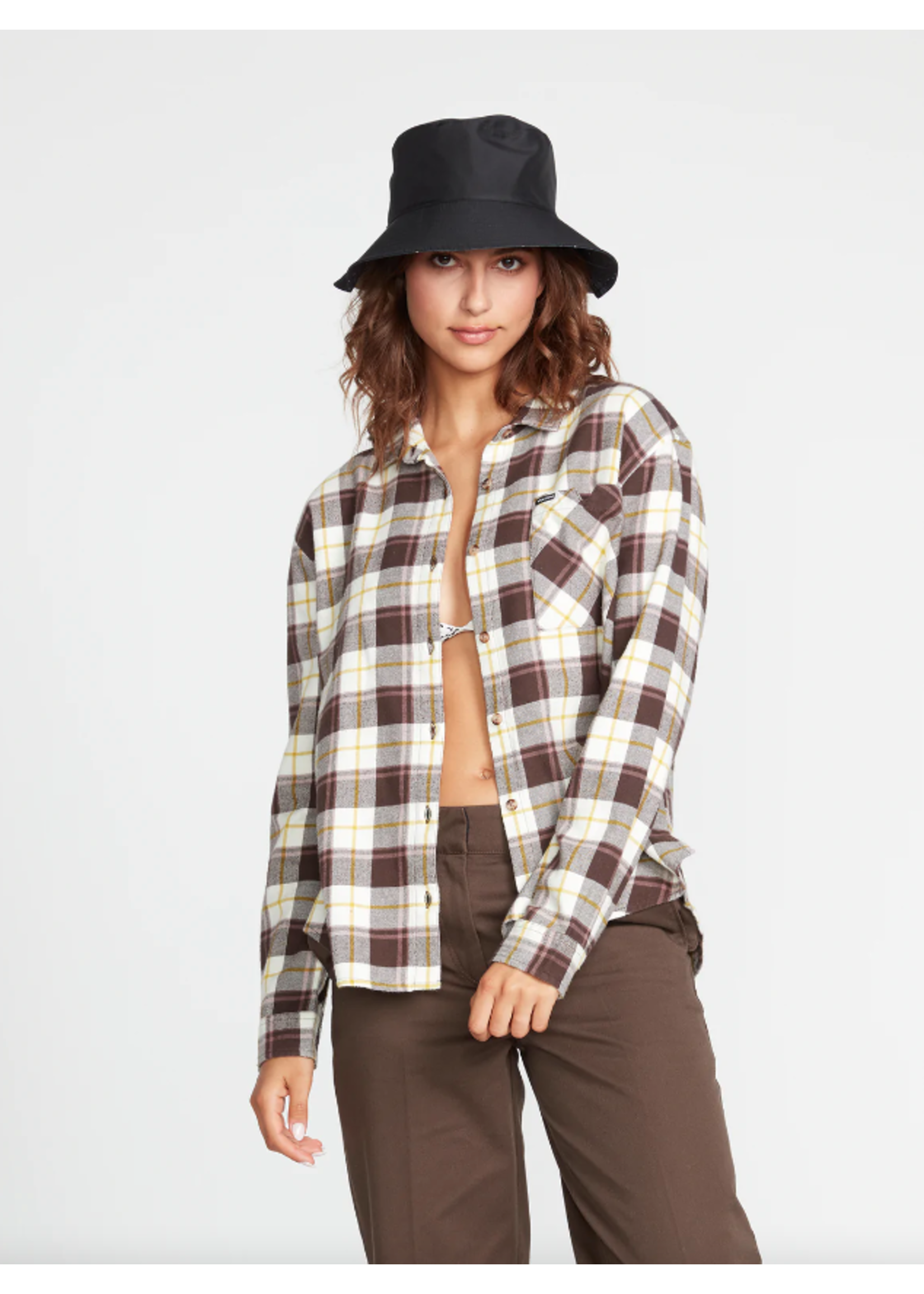 Volcom Volcom Plaid To Meet U Espresso - W22