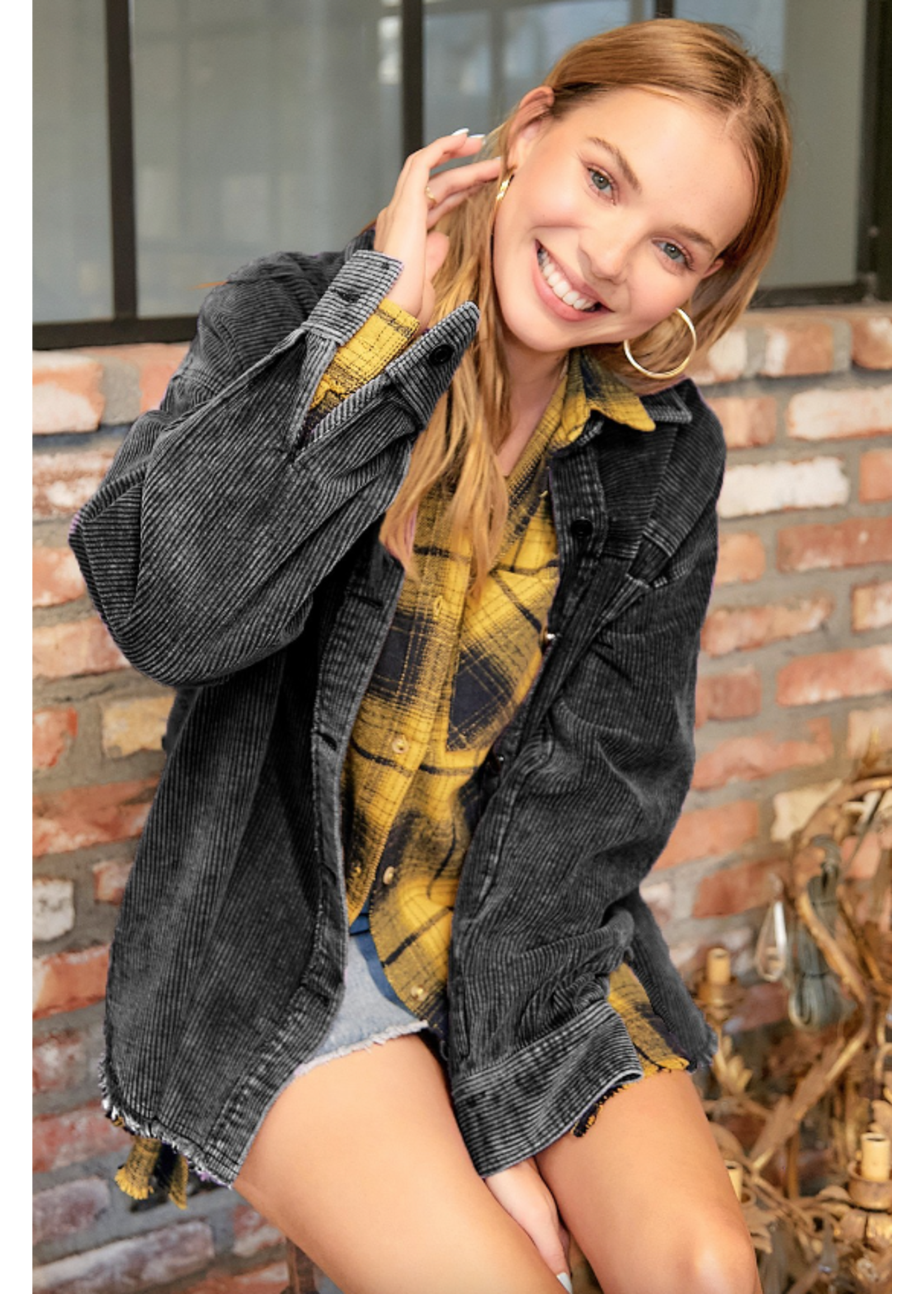 La Miel Raya  Cord Jacket - SP23