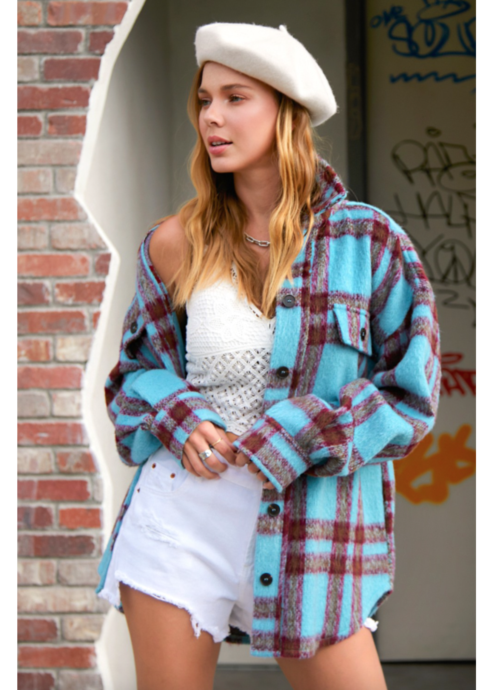 La Miel Hazel Plaid Jacket - SP23