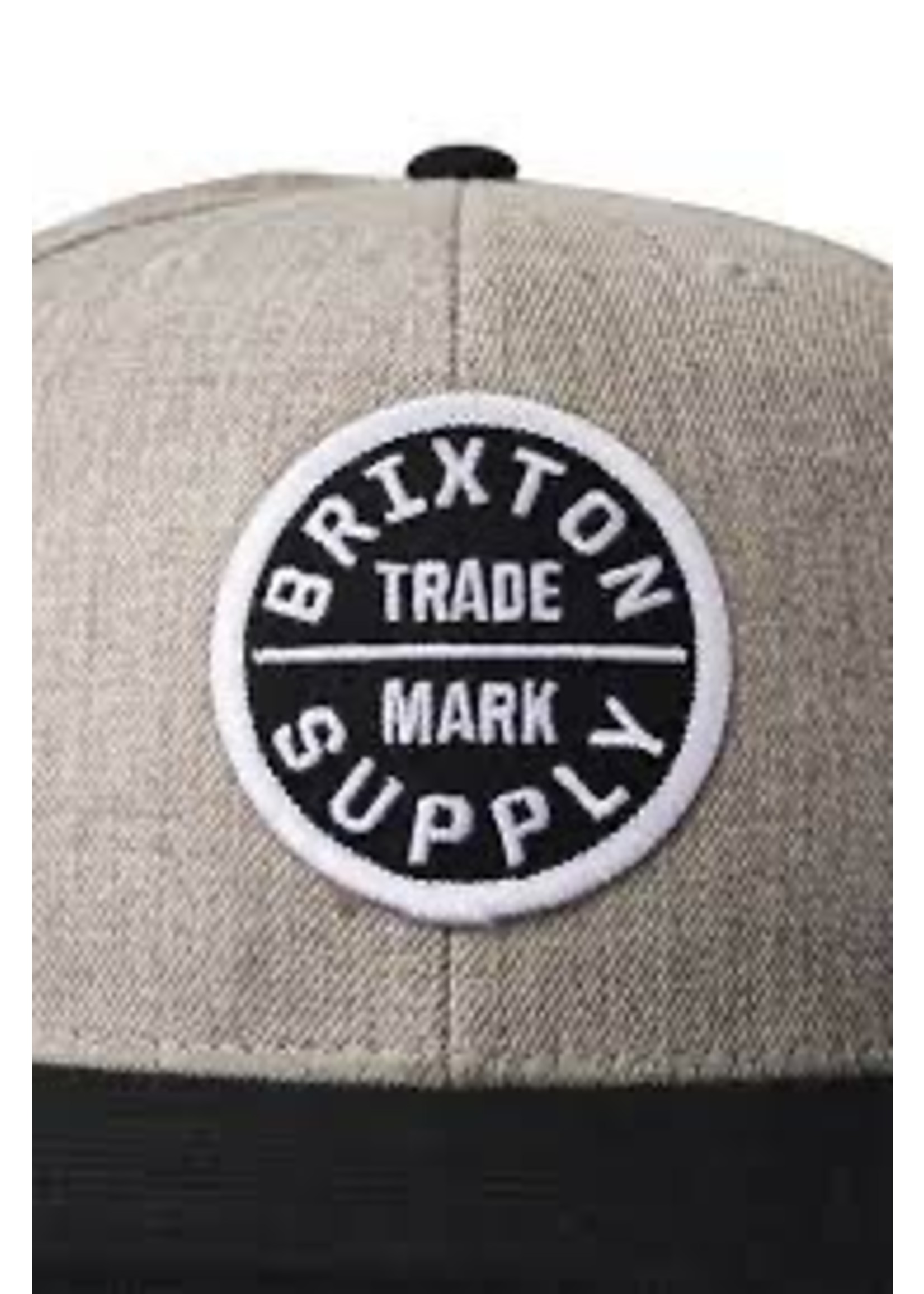Brixton Brixton Oath Light Grey/Black Snapback - SP23