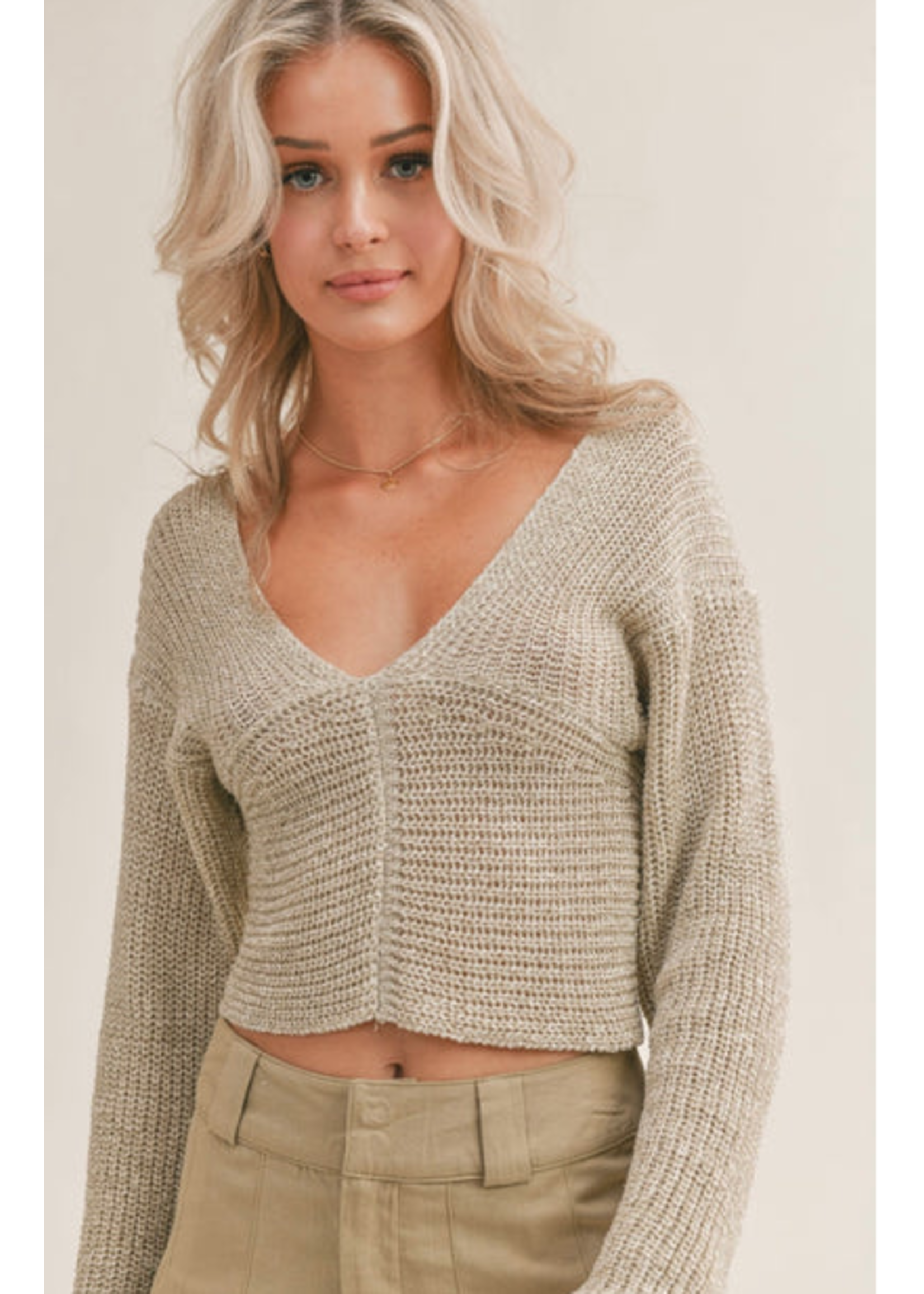 Sage the Label Sage The Label Honey Twist Back Sweater - SP23