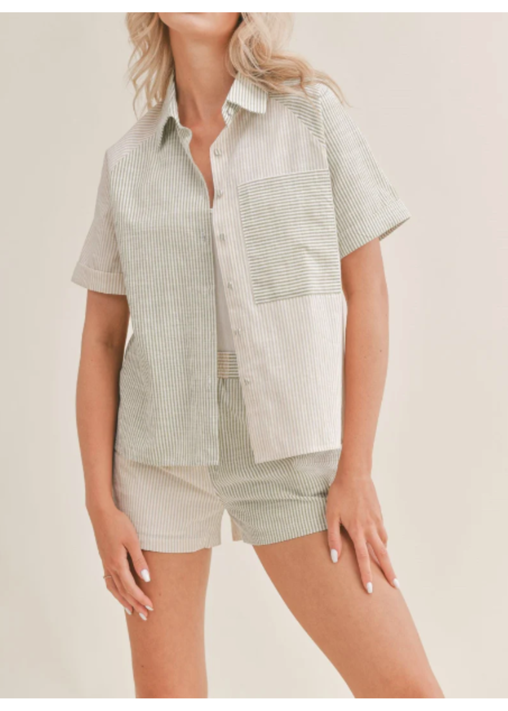 Sage the Label Sage The Label Drive Button Down - SP23