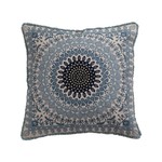 CC 18" EMBROIDERED PILLOW BLUE