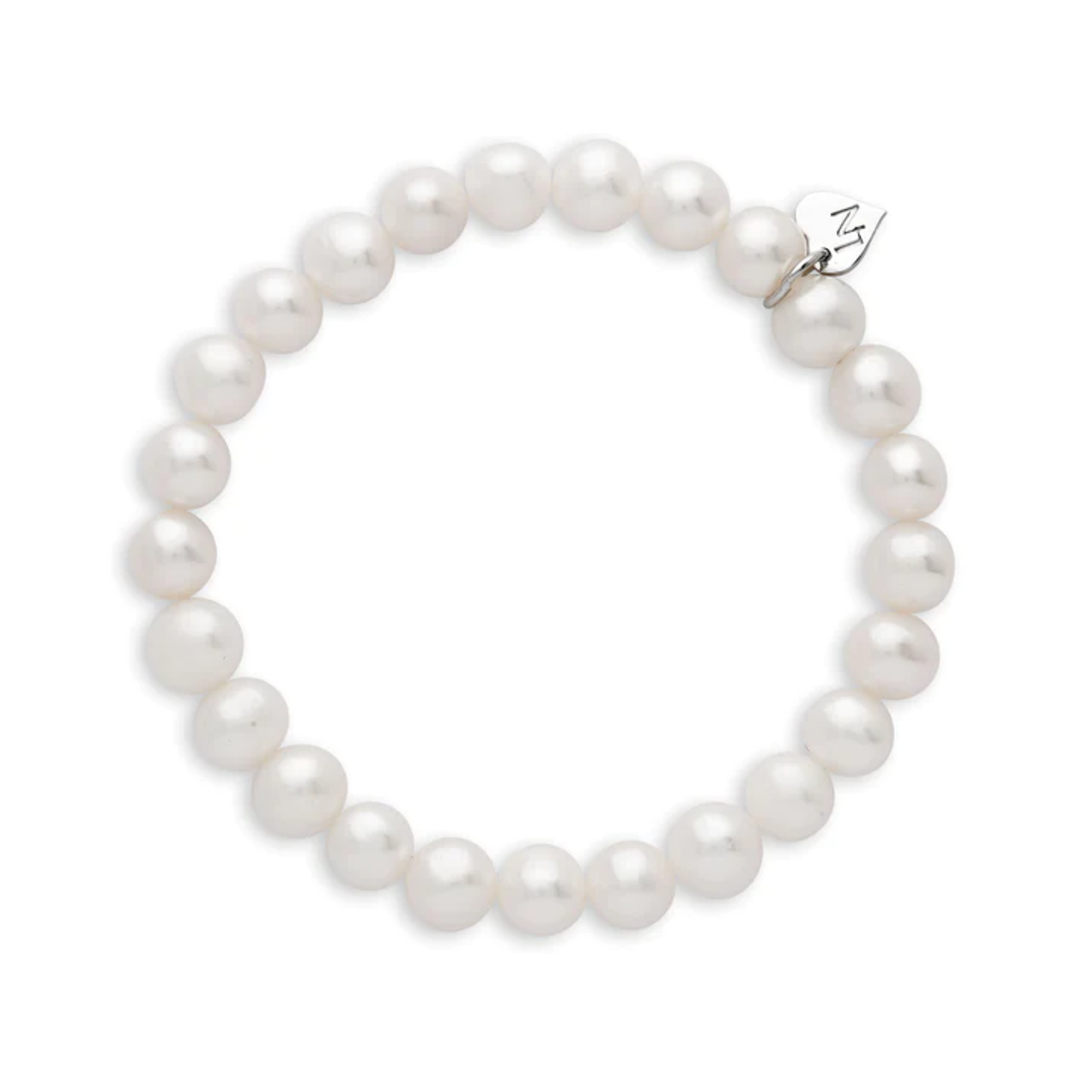 LN FRESHWATER PEARL STRAND STRETCH BRACELET