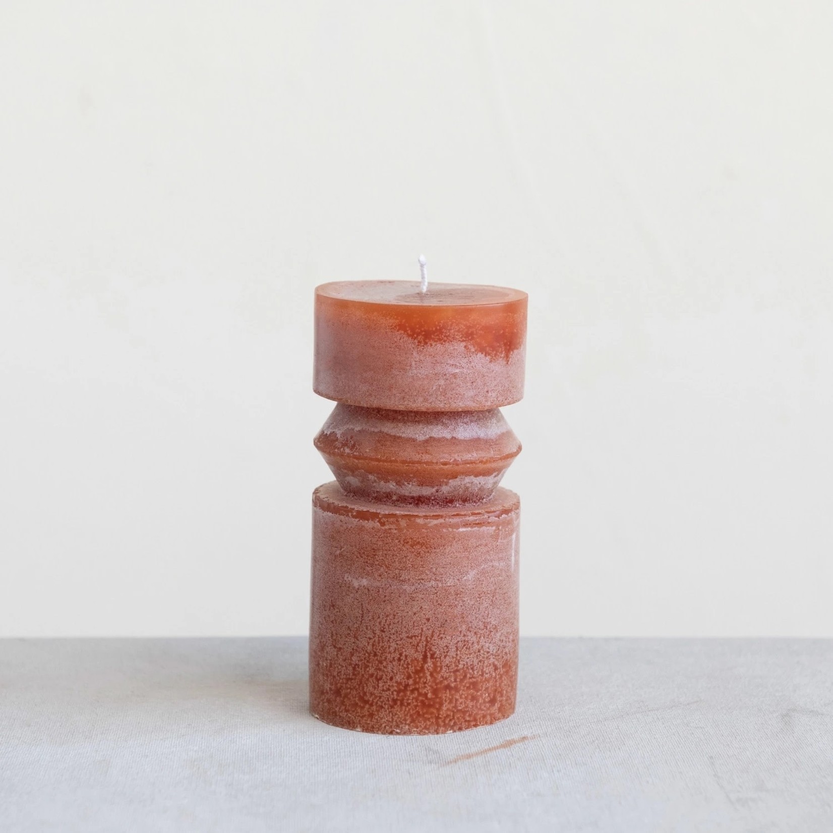 UNSCENTED TOTEM PILLAR CANDLE