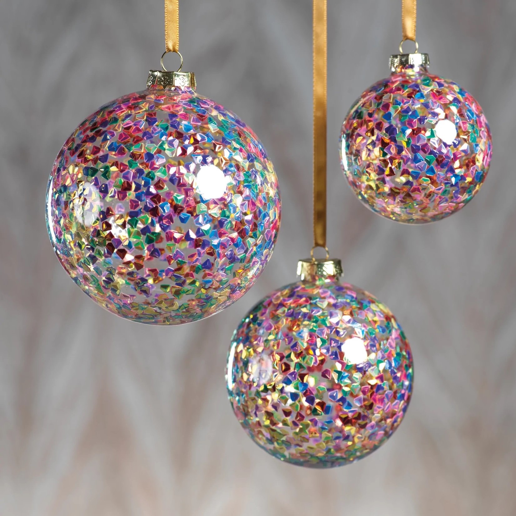 ZODAX MULTI COLOR SEQUIN ORNAMENT Southern Accents MS