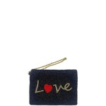 BAG BOUTIQUE VALENTINE SEED BEAD CLUTCH