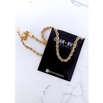 THICK TWIST GOLD NECKLACE