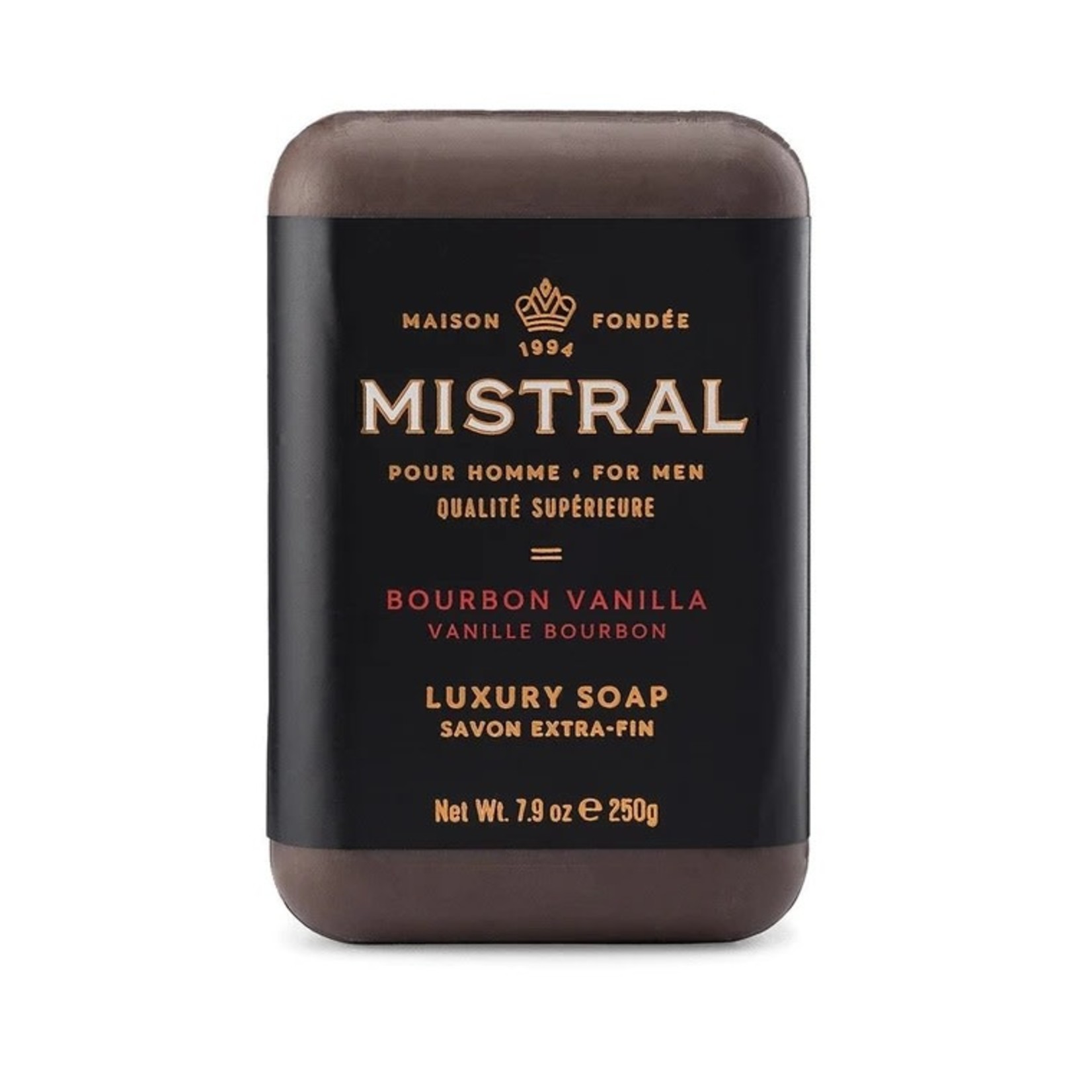 MISTRAL MEN'S BAR SOAP BOURBON VANILLA