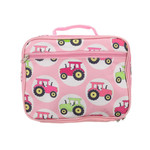 KIDS BIG PINK TRACTOR  LUNCH BOX