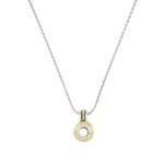 Pérola Pavé & White Seashell Pearl Pendant with Chain