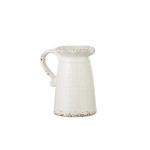 SMALL  DISTRESSED WHITE PITCHER