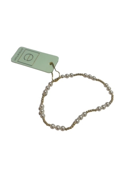 Classic Joy Pattern 4mm Bead Bracelet - Gold main image 1