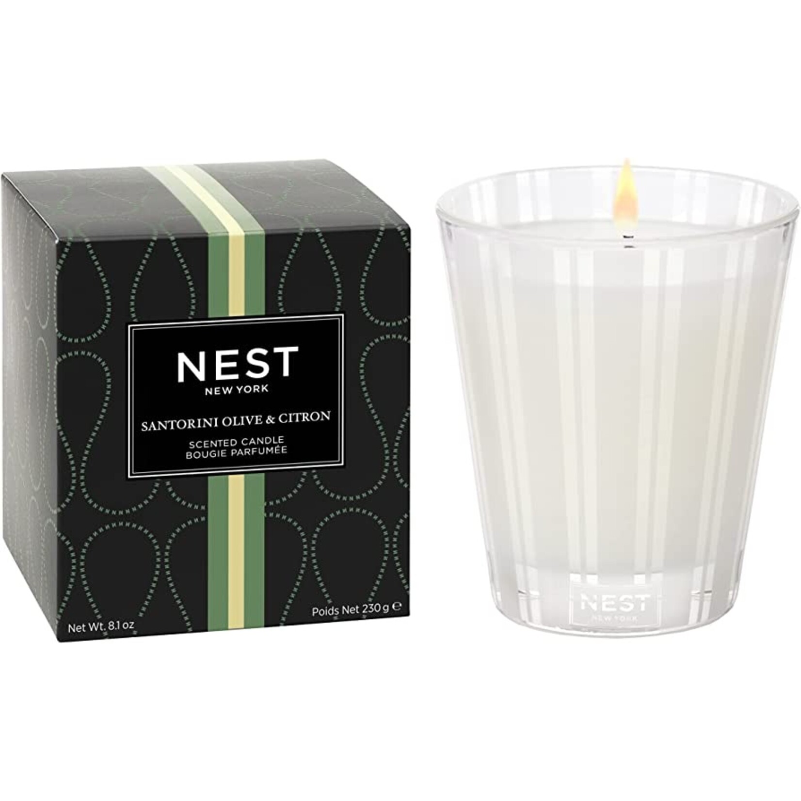 NEST CLASSIC CANDLE 8.1 OZ SANTORINI OLIVE & CITRON