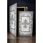 FLEUR DE LIS NESTING BOOK BOXES SET/2