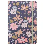 NAVY FLORAL BLANK JOURNAL