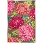 INDOOR/OUTDOOR RUG MUMS FUCHSIA 4'10"x7'6"