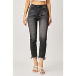 HIGH RISE RELAXED BLACK JEAN