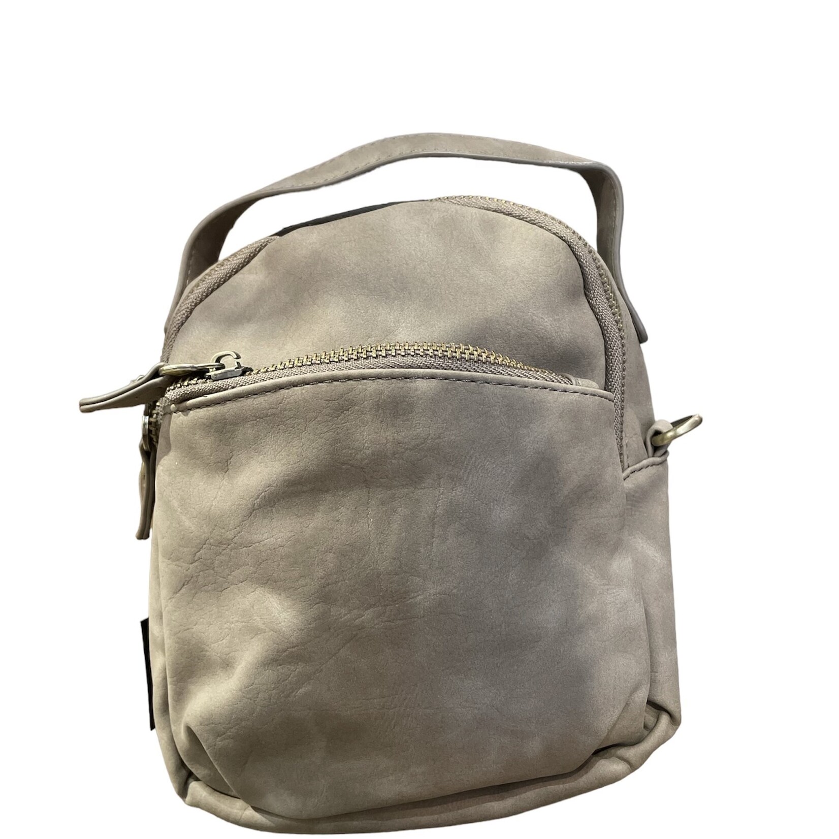 Taupe - Convertible Backpack