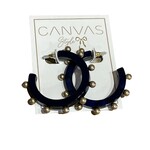 KELLEY NAVY RESIN HOOPS