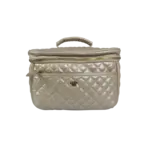 GETAWAY CLASSIC TRAIN CASE PEARL QUILTED