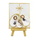 FAMILY  OYSTER  PLAQUE W/ EASEL