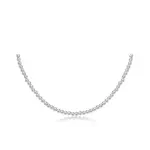 17" CHOKER CLASSIC STERLING 3MM BEAD