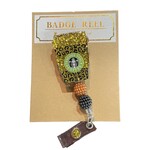 BADGE REEL - GOLD COFFEE