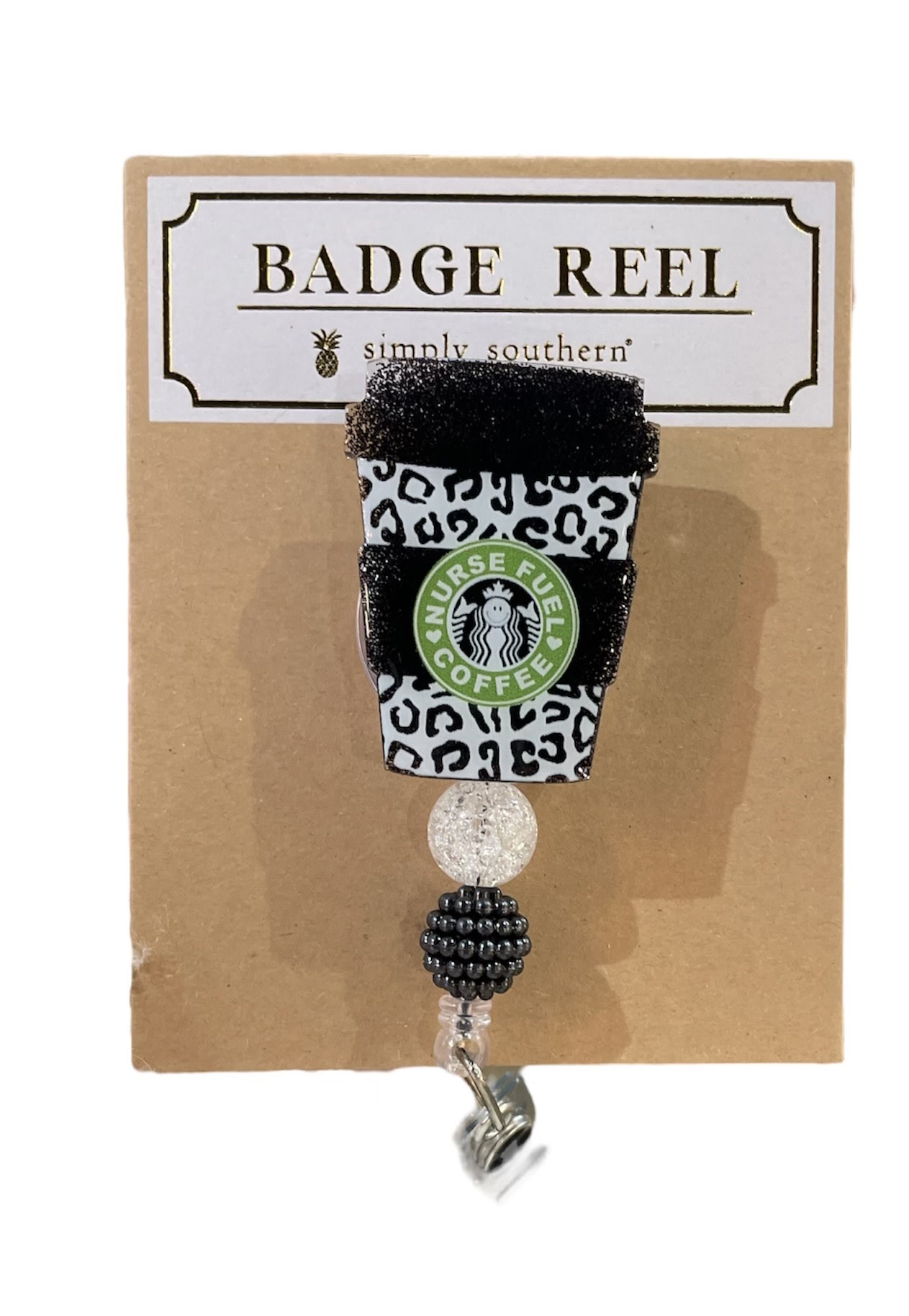 BADGE REEL - BLACK COFFEE - Southern Accents MS