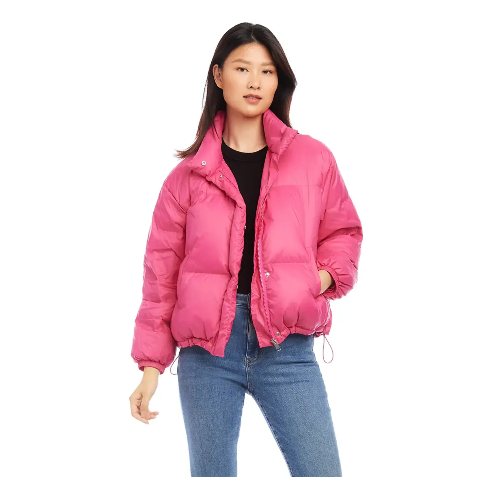 HOT PINK PUFFER JACKET Southern Accents MS