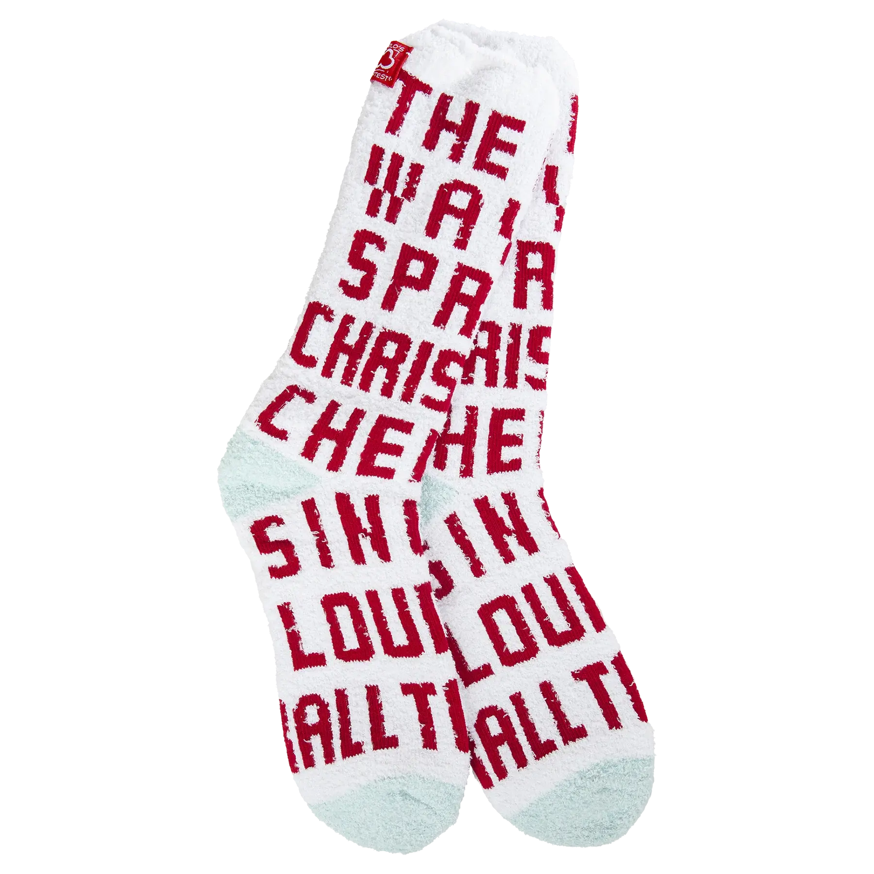 WORLD'S SOFTEST SOCK COZY CREW SOCKS CHRISTMAS CHEER - Southern Accents MS