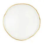 GOLD/GLASS SERVING PLATTER