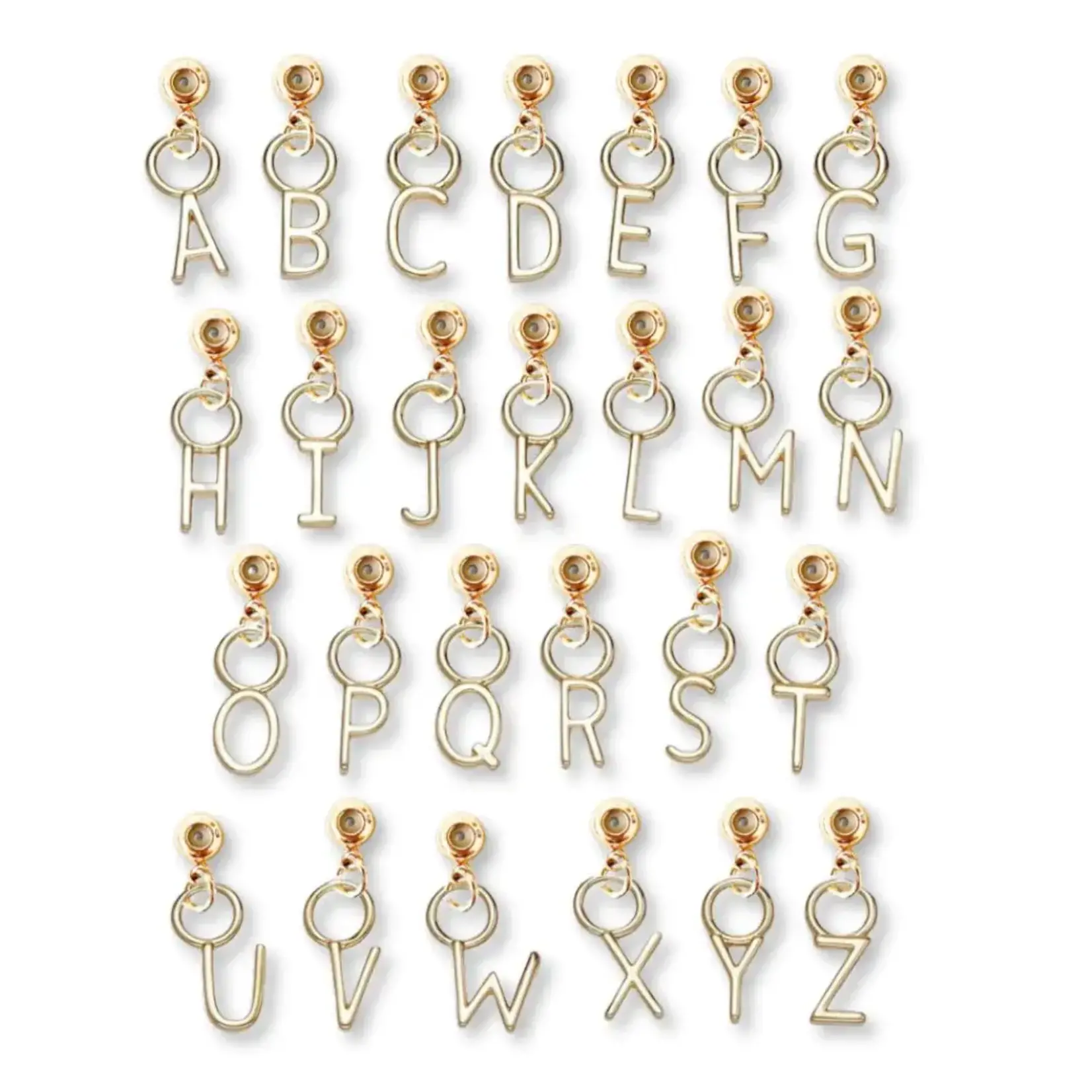 KINSEY DESIGNS SLIDER CHAIN CHARM BRACELET INITIAL CHARMS - Southern  Accents MS