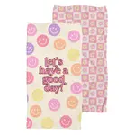 XL QUICK DRY SAND FREE TOWEL - SMILEY