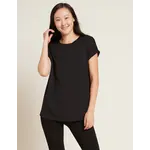 DOWNTIME LOUNGE TOP - BLACK