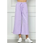 SEE AND BE SEEN KEEP IT CASUAL TEXTURED CAPRI  - LAVENDER